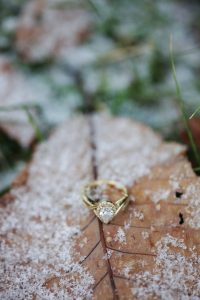 diamond pear cut ring